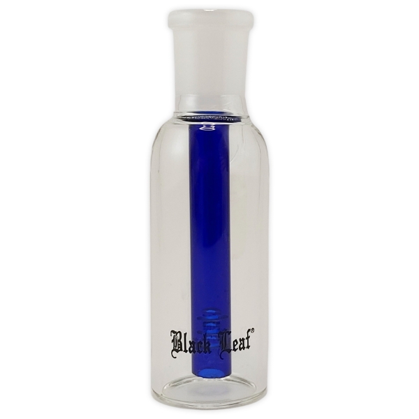 Black Leaf Bong Vorkühler Blau 18.8 Schliff inkl. Diffusor Chillum 2